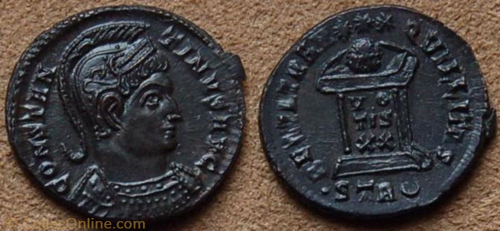 Ae3 Constantin Ier monnaie antique av jc ap romaine republicaine imperiale ae3 constantin ier