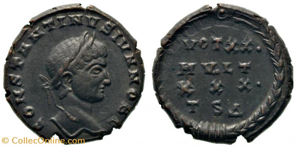 Ae3 Constantin II FAUX MODERNE coin ancient b to roman republicain imperial ae3 constantin ii faux moderne
