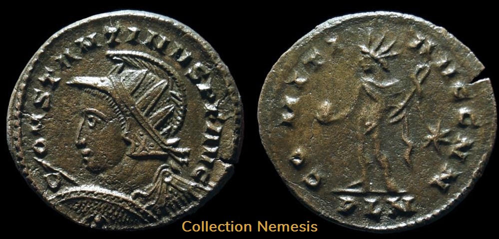 CONSTANTIN I Nummus monnaie antique av jc ap romaine republicaine imperiale constantin i nummus