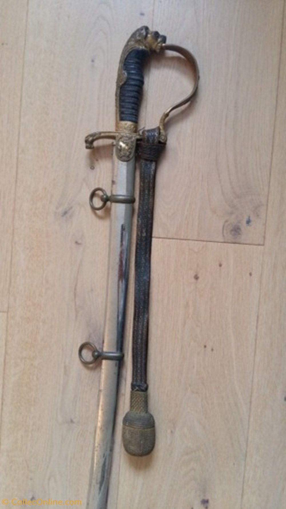 Sabre prussien d'officier d'artillerie militaria armes blanches sabre prussien officier artillerie