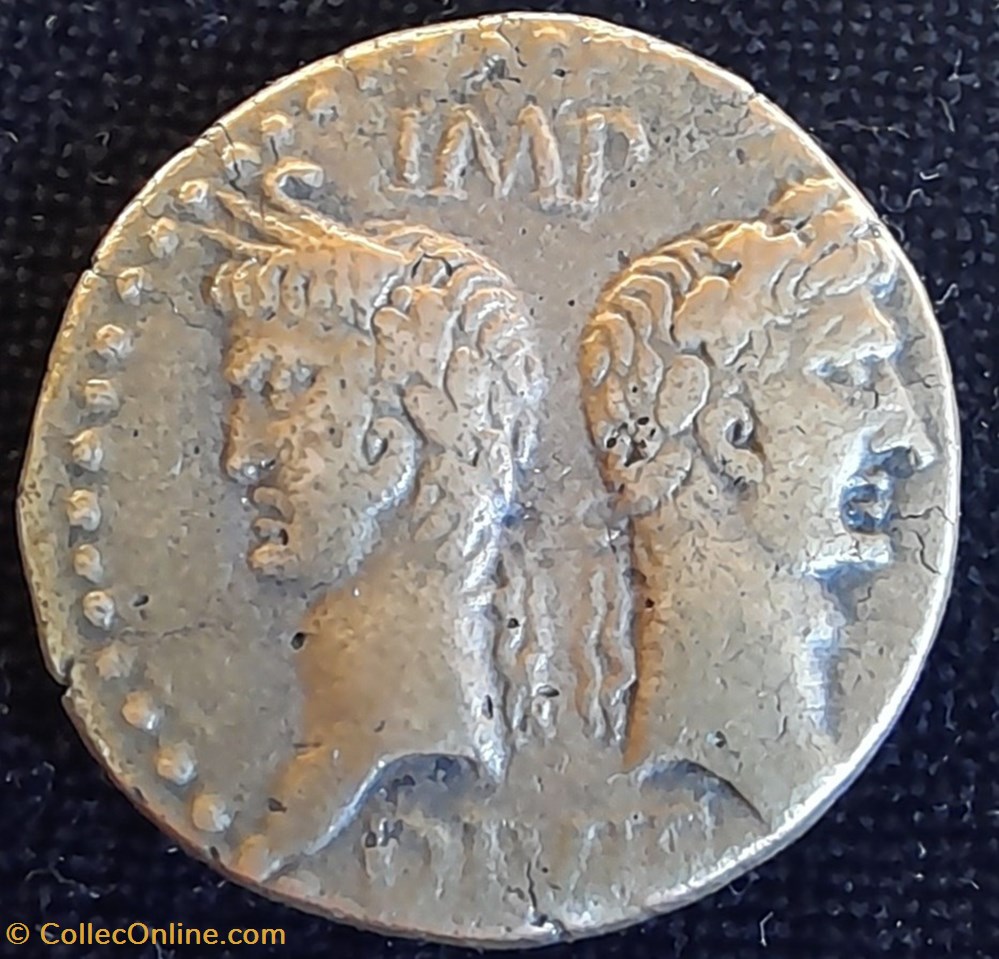 Dupondius - Auguste et Agrippa - COL NEM monnaies antiques romaines provinciales dupondius auguste et agrippa col nem