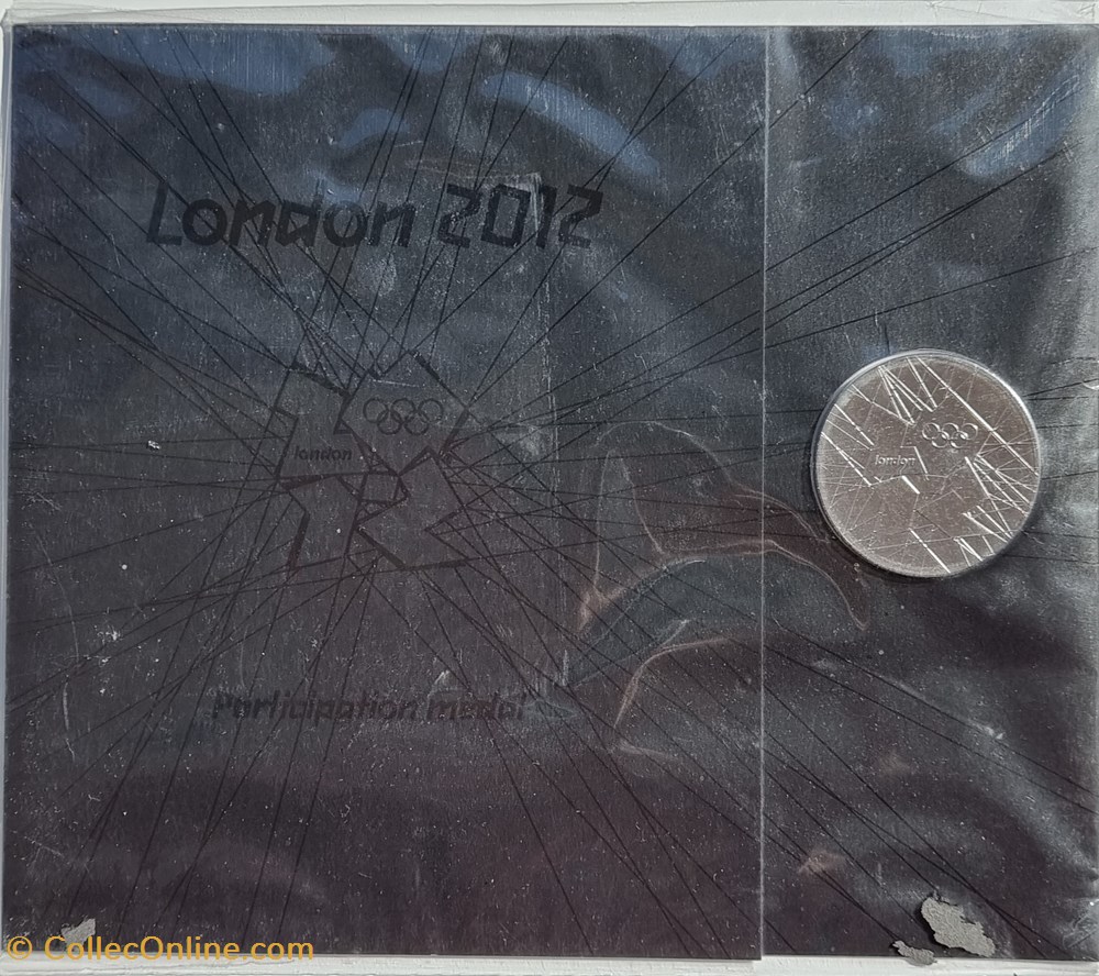 Londres 2012 médaille de Participant sport olympisme londres 2012 medaille de participant