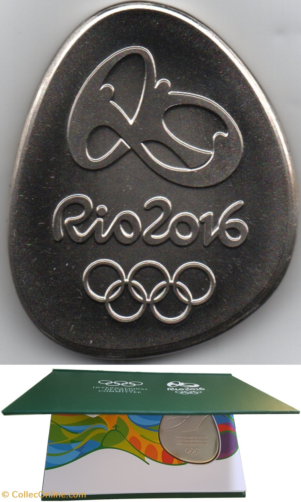 RIO 2016 médaille de participant sport olympisme rio 2016 medaille de participant