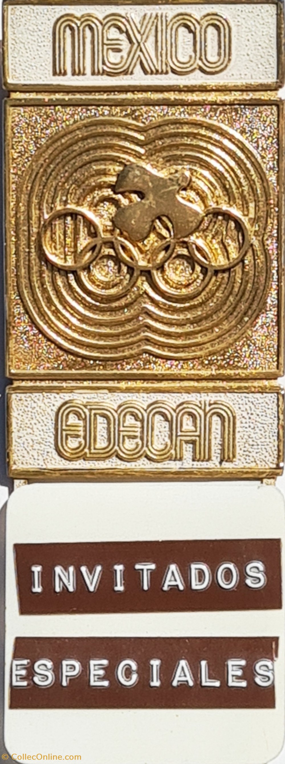 Mexico 1968 badge Edecan (assistant) sport olympisme mexico 1968 badge edecan assistant