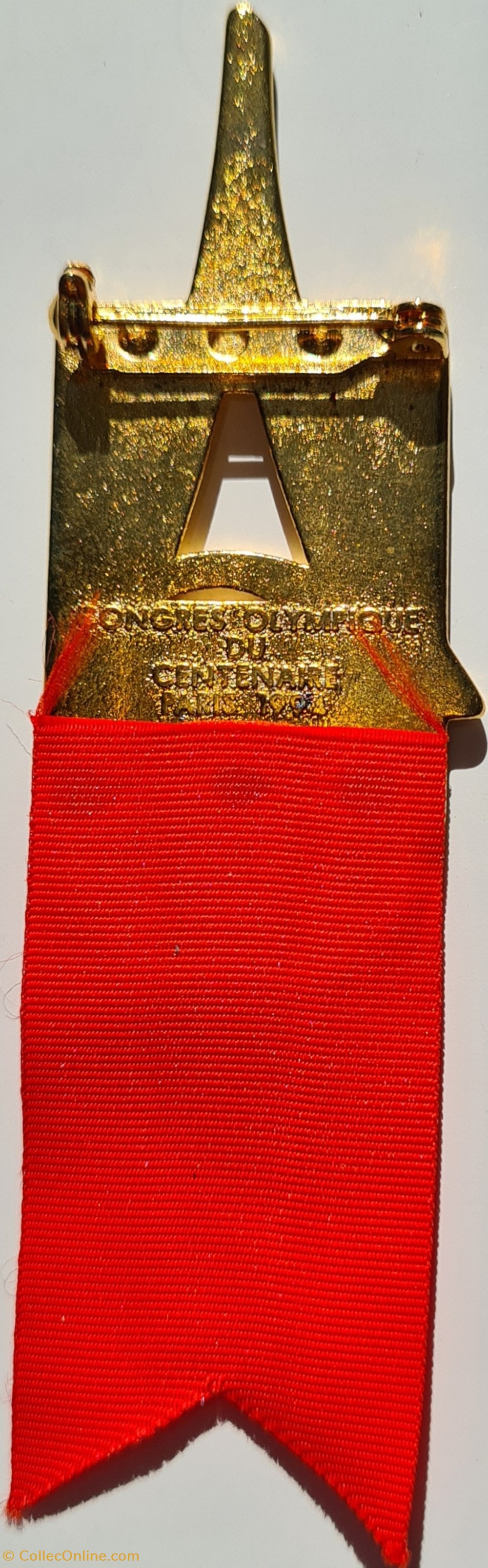 Paris 1994 badge de session / congrès CIO 2 sport olympisme paris 1994 badge de session congres cio