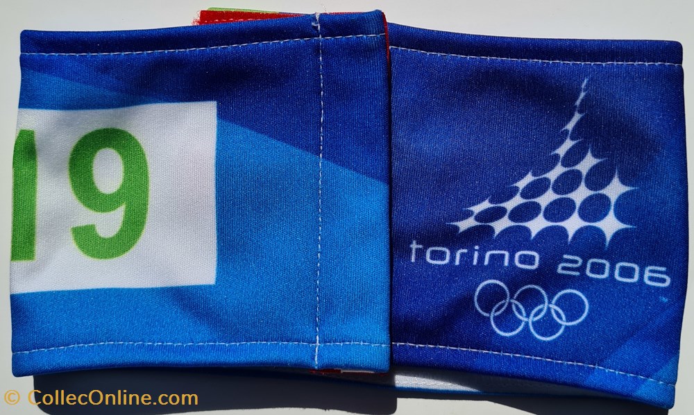 Turin 2006 brassard CEP organisation 2 sport olympisme turin 2006 brassard cep organisation