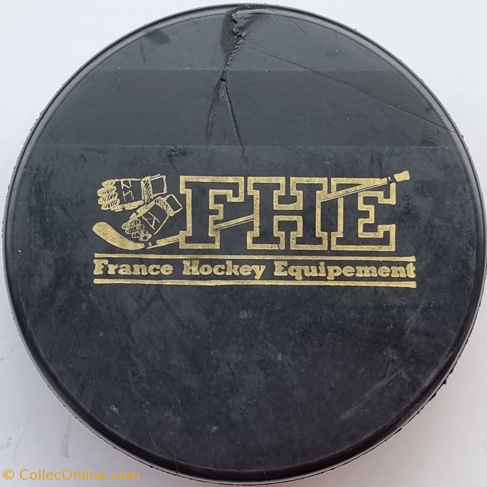sport olympisme albertville 1992 palet de hockey