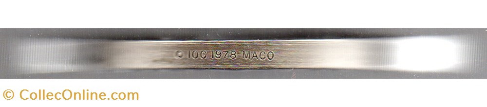 sport olympisme lake placid 1980 medaille de participant