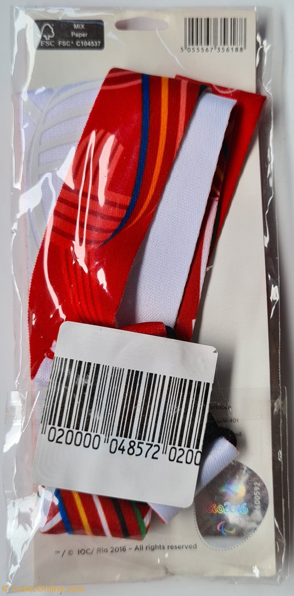 sport olympisme rio 2016 tour de cou lanyard coca cola