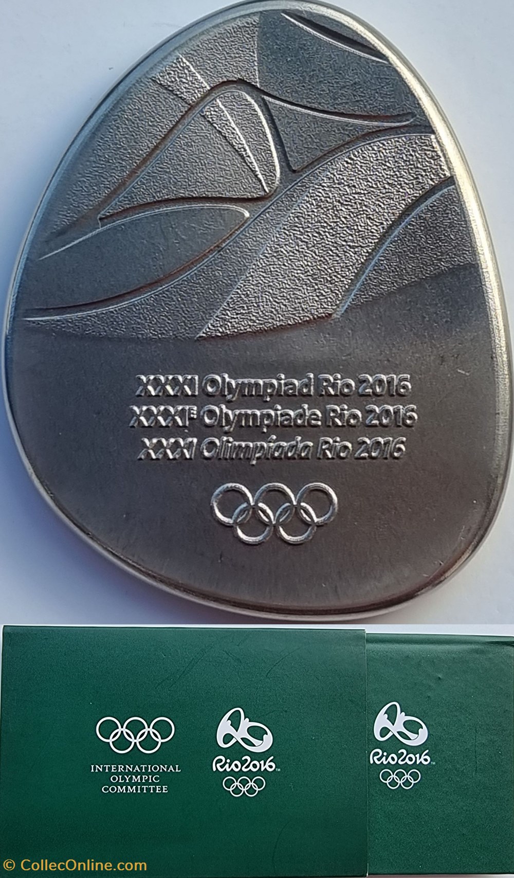 RIO 2016 médaille de participant sport olympisme rio 2016 medaille de participant