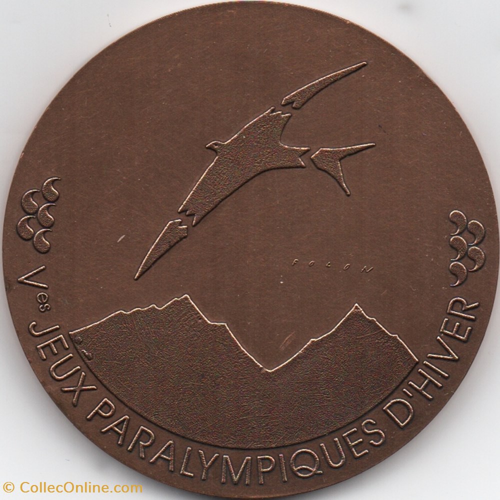 Tignes - Albertville 1992 médaille de participant sport olympisme tignes albertville 1992 medaille de participant