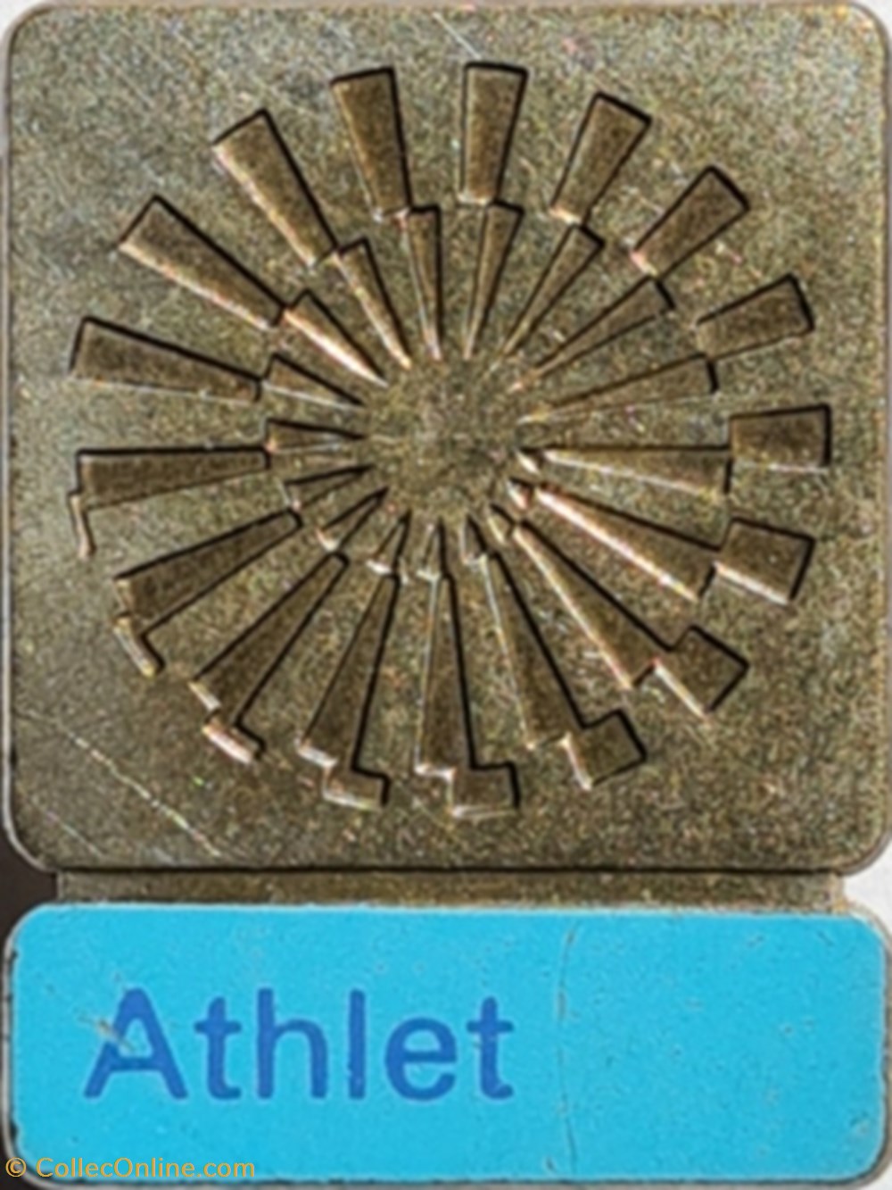 sport olympisme munich 1972 badge athlete