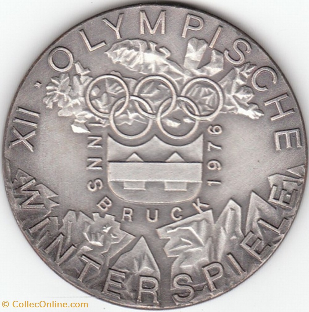 sport olympisme innsbruck 1976 medaille de participant