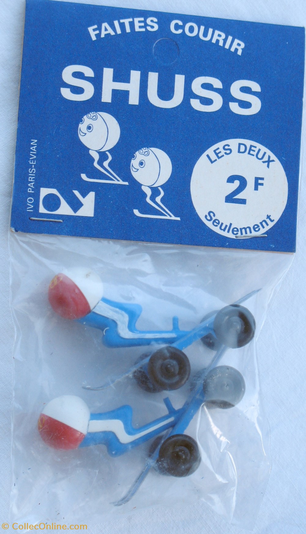sport olympisme grenoble 1968 paire de mascottes shuss sur roulettes