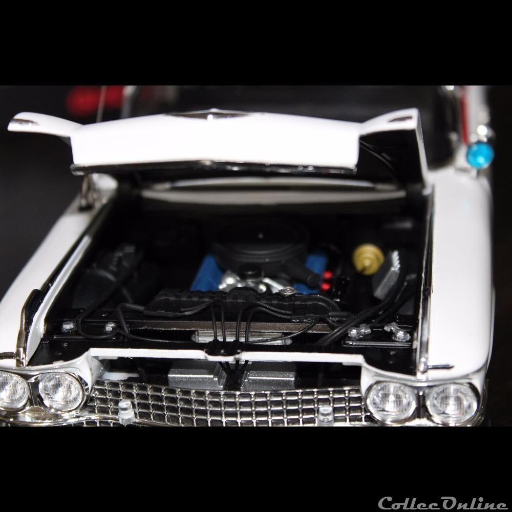 modele reduit voiture cadillac ghostbusters ecto1 1 18eme hot wheels elite w1176