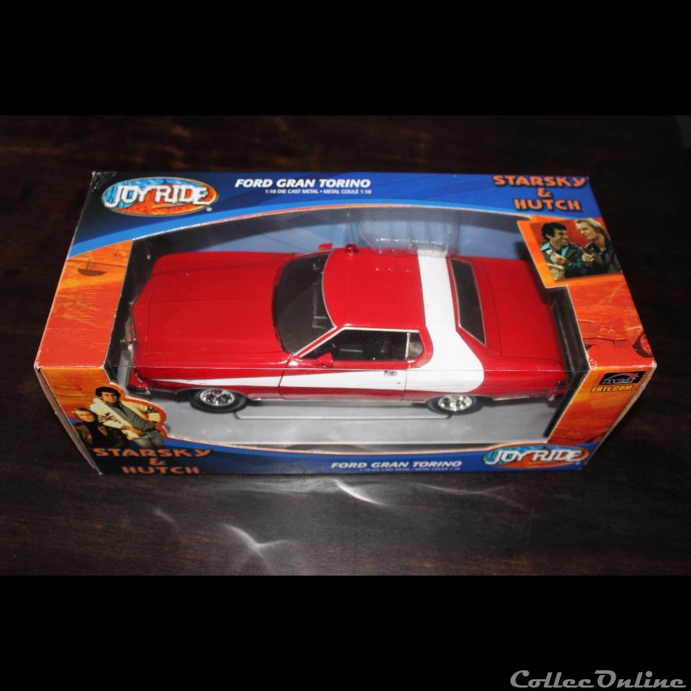 Gran Torino Strasky et Hutch 1/18eme Ertl 3 modele reduit voiture ford gran torino strasky et hutch 1 18eme ertl