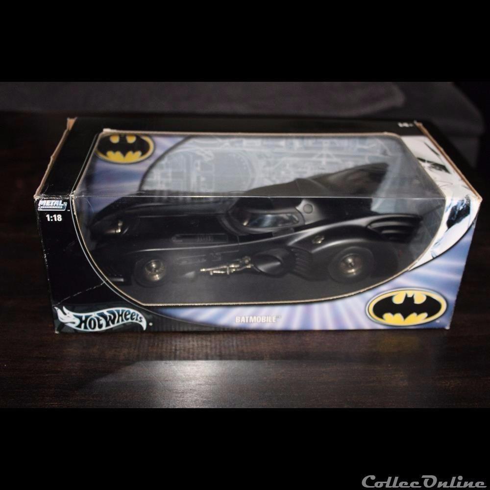 modele reduit voiture batmobile 1989 hot wheels burton 1 18 eme