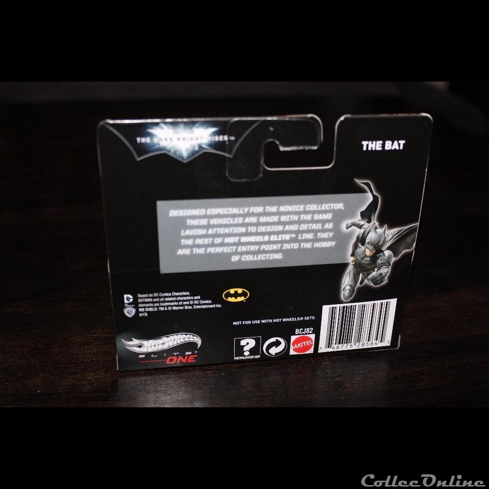 modele reduit voiture batmobile the bat hot wheels elite one 1 50 eme bcj82