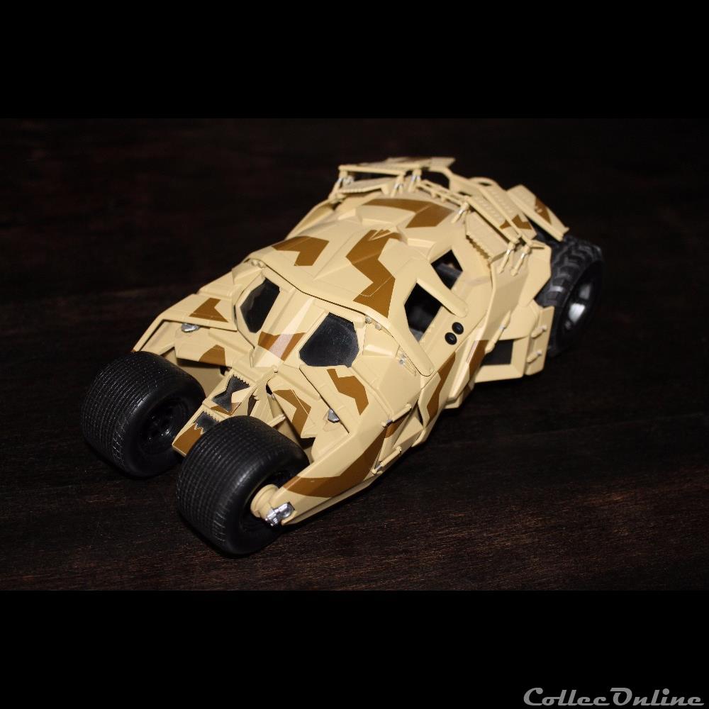 modele reduit voiture batmobile batman begin tumbler camouflage 1 18eme hot wheels