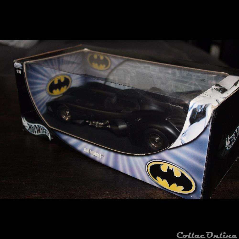 modele reduit voiture batmobile 1989 hot wheels burton 1 18 eme