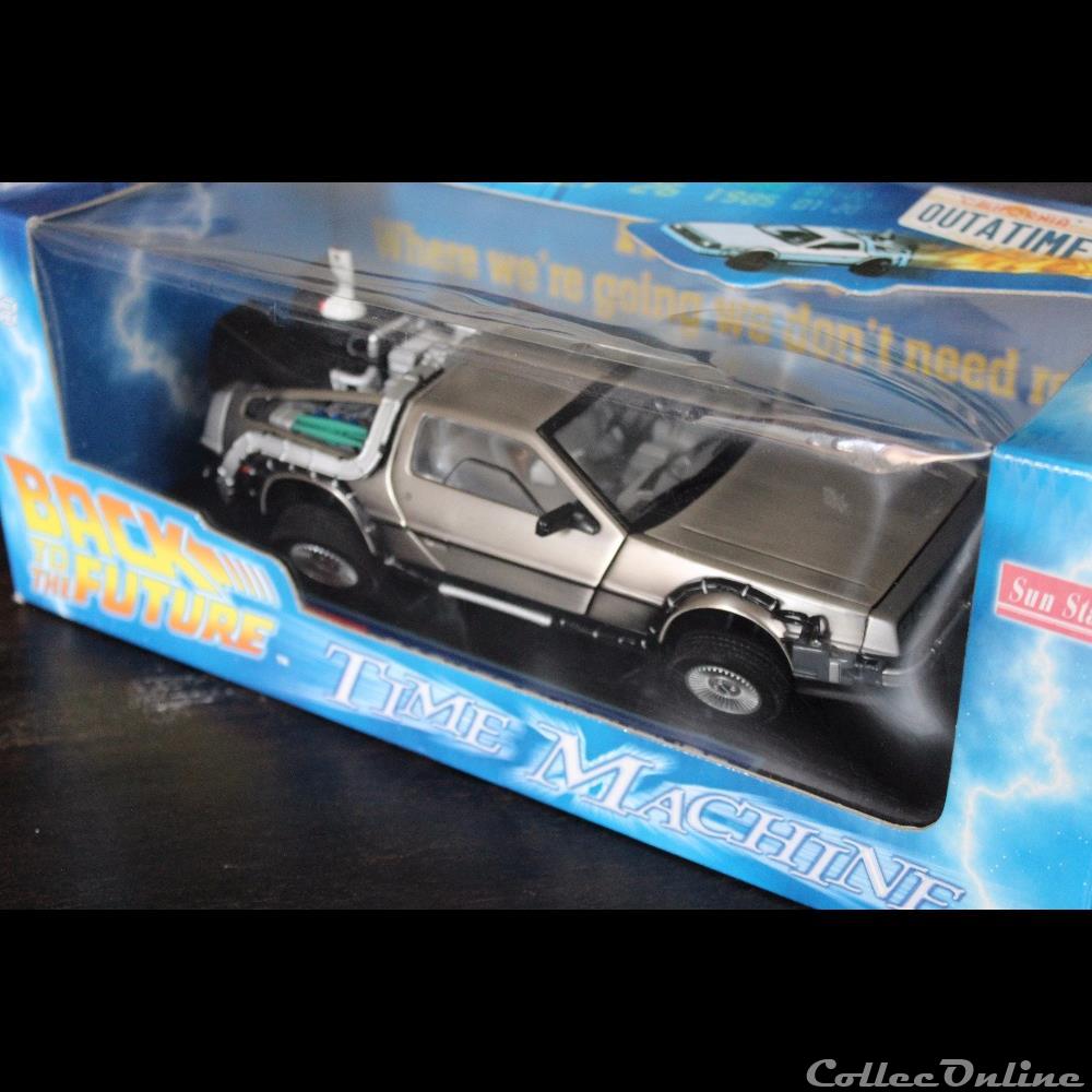 modele reduit voiture retour vers le futur de lorean 1 18 eme sun star