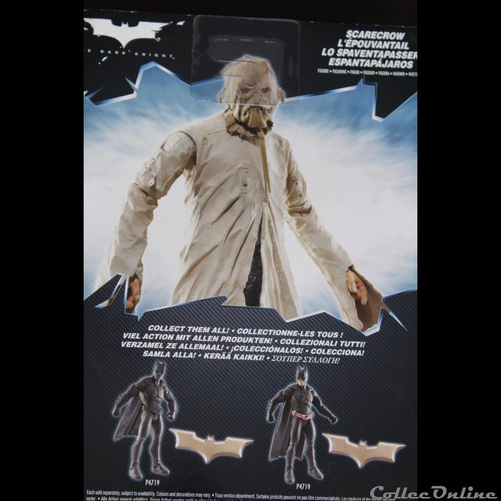 figurine comic batman epouvantail the dark knight mattel
