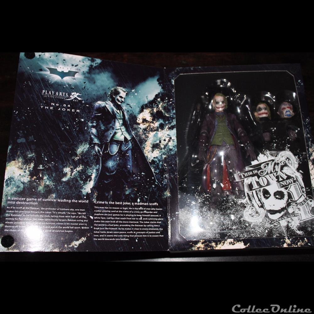 Joker The Dark Knight trilogy Play Arts Enix 2 figurine comic batman joker the dark knight trilogy play arts enix