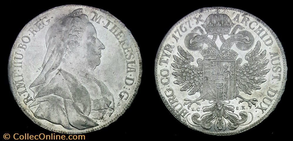 Maria Theresa Taler. Vienna mint. Lifetime issue. Veiled portrait coin feodal to holy roman empire maria theresa taler vienna mint lifetime issue veiled portrait