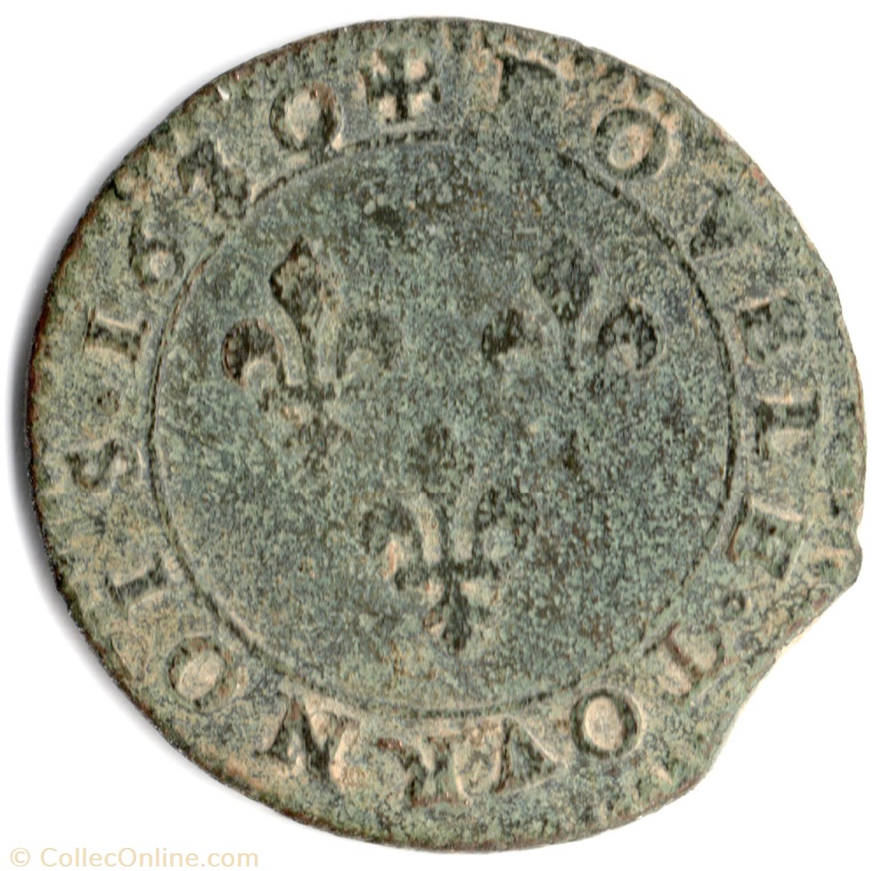 monnaie france royale cgkl398 double tournois louis xiii 1630a paris
