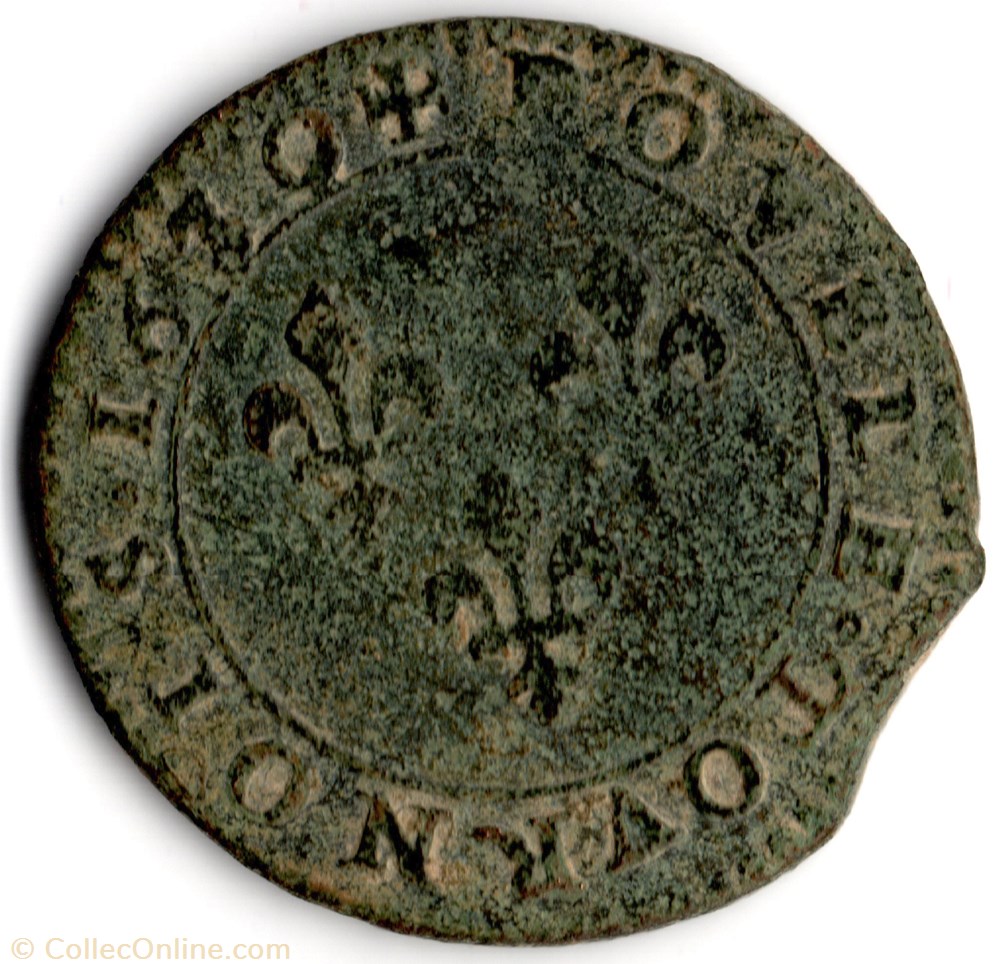 monnaie france royale cgkl398 double tournois louis xiii 1630a paris