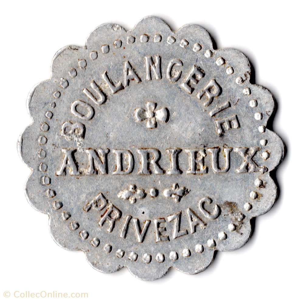 PRIVEZAC - Aveyron monnaie jeton mereaux france privezac aveyron