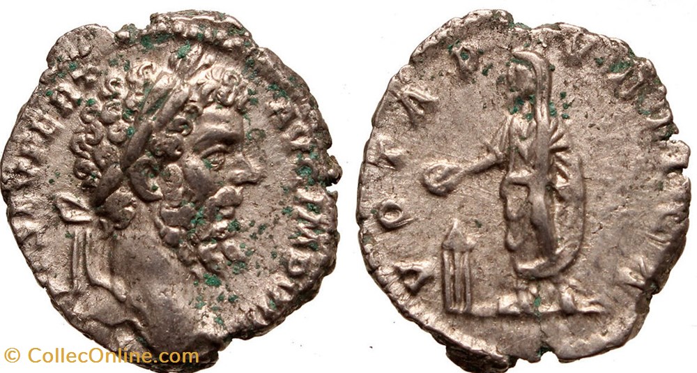 Settimio Severo, denario monete antico dal al romani imperiali repubblicani settimio severo denario