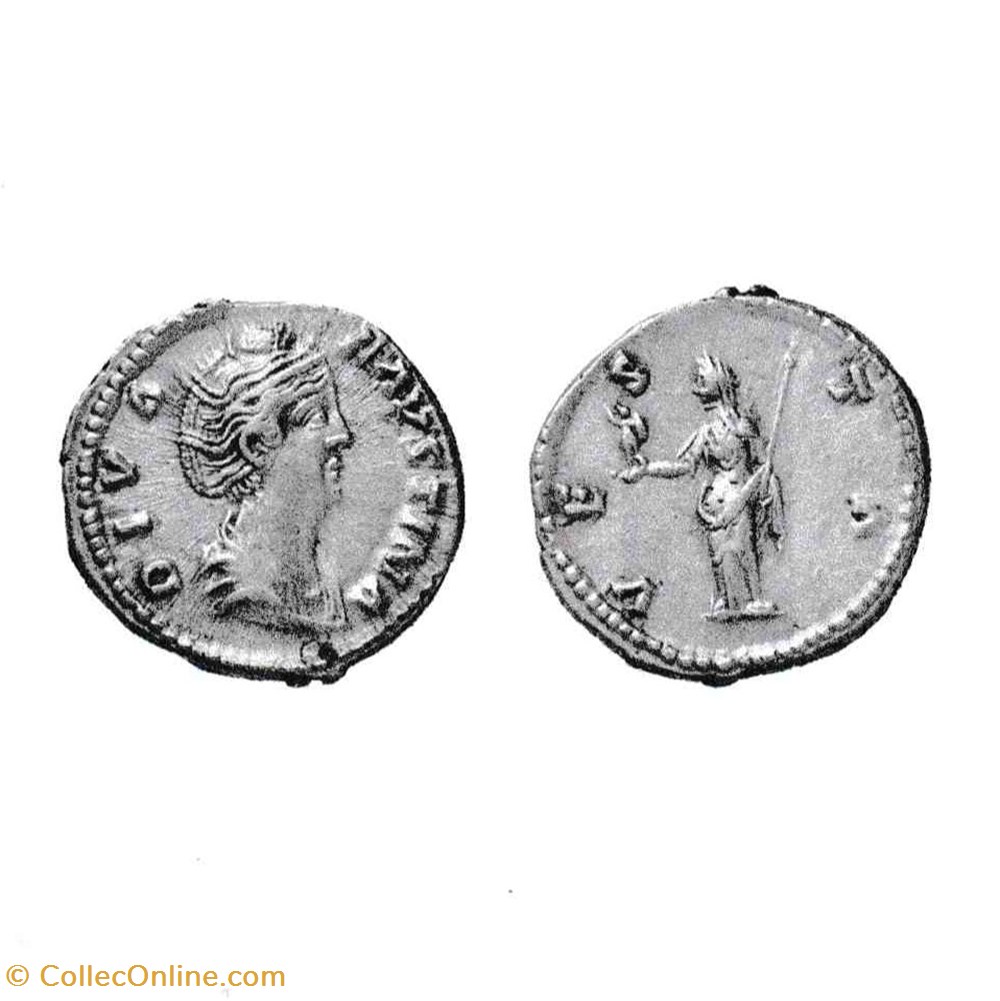 monete antico dal al romani imperiali repubblicani antonino pio per faustina denario