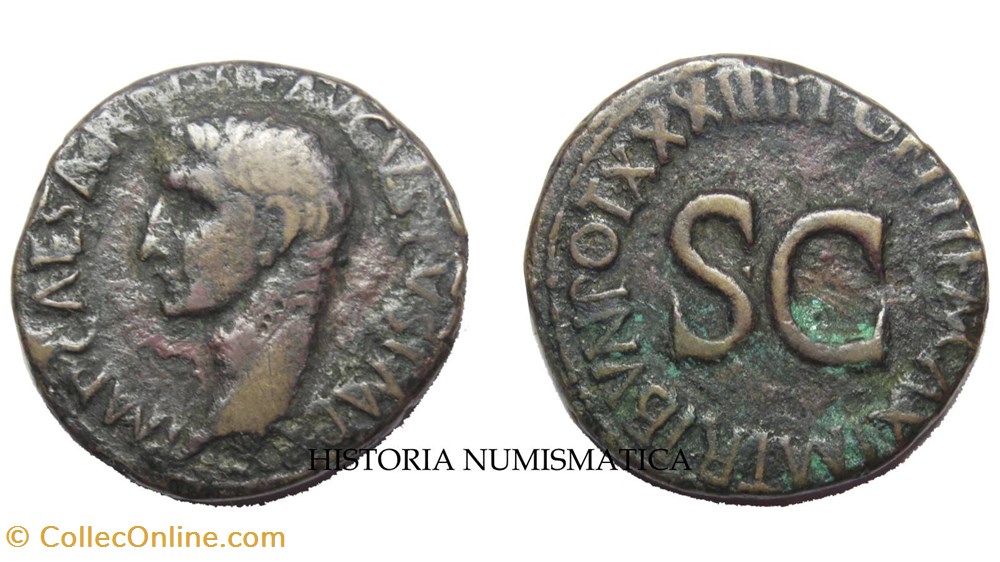 monete antico dal al romani imperiali repubblicani augusto asse