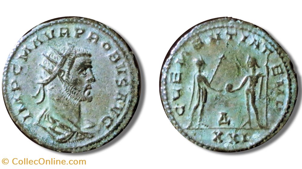 Probo, antoniniano monete antico dal al romani imperiali e repubblicani probo antoniniano