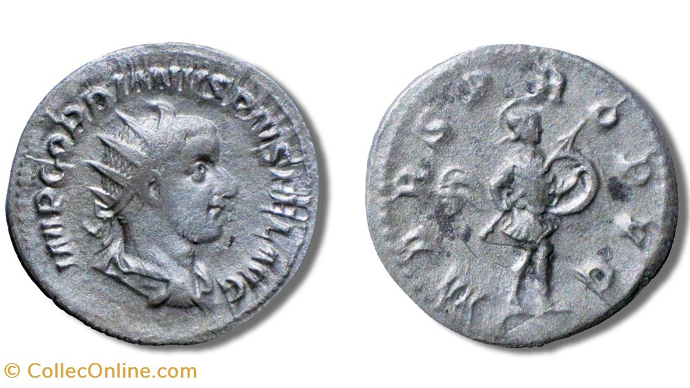 Gordiano III, antoniniano monete antico dal al romani imperiali e repubblicani gordiano iii antoniniano