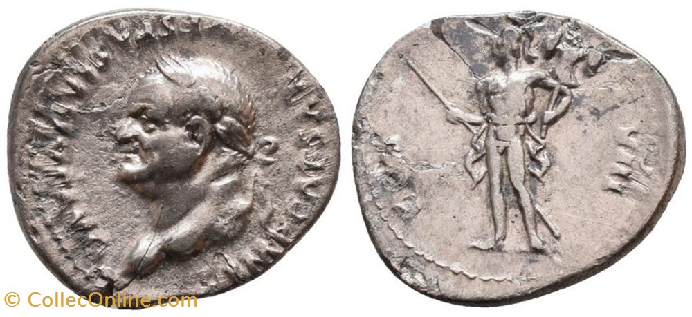 monete antico dal al romani imperiali repubblicani vespasiano denario