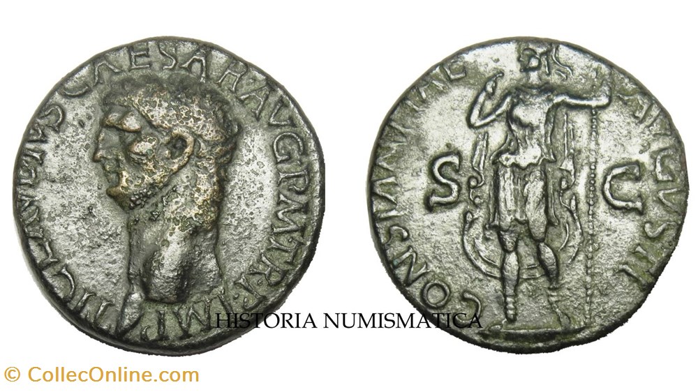Claudio, asse monete antico dal al romani imperiali repubblicani claudio asse