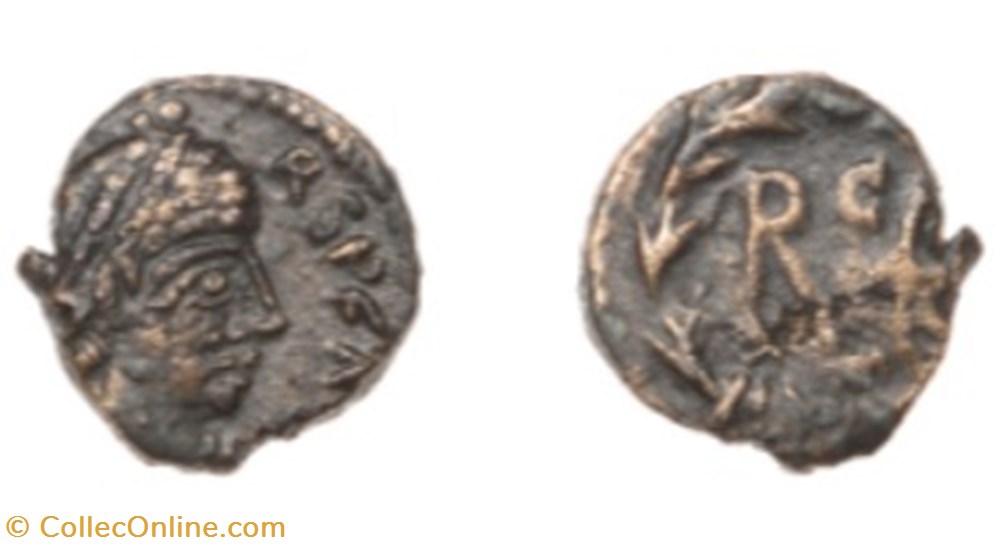 monete antico dal romani imperiali repubblicani ricimero mezzo centenionale