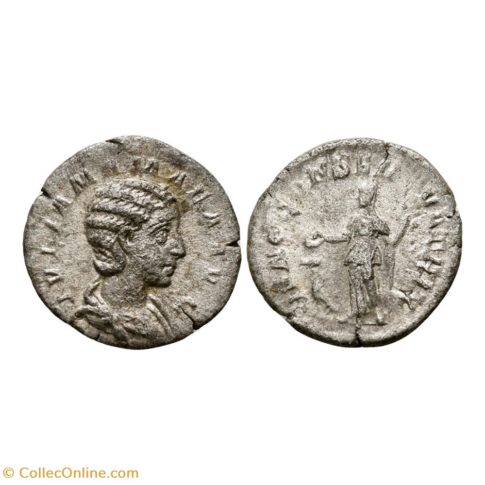 Alessandro Severo per Giulia Mamea, denario monete antico dal romani imperiali repubblicani alessandro severo per giulia mamea denario
