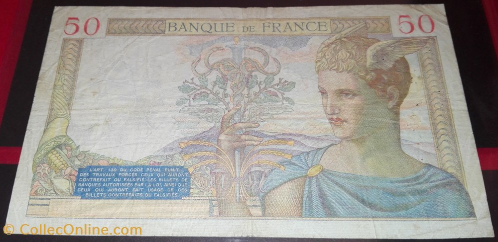 billets 50 francs ceres modifie