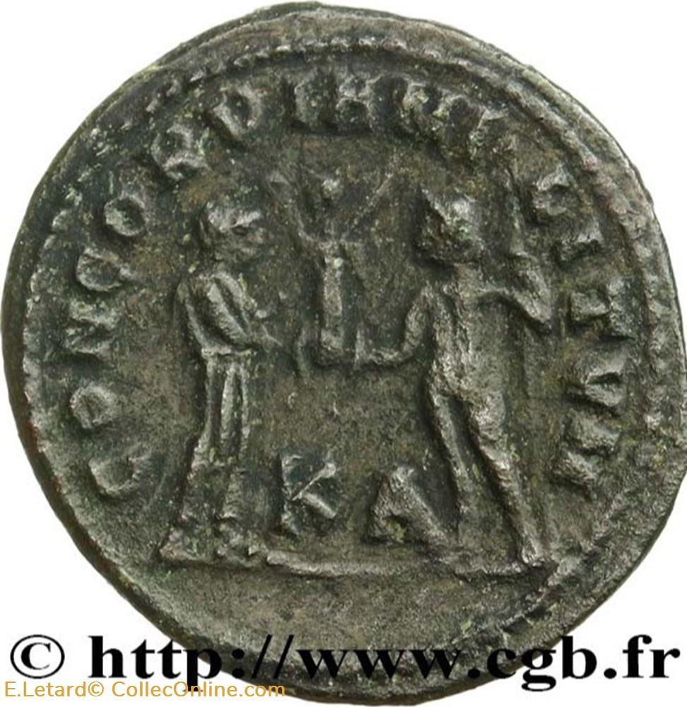 Galère - Néo Aurelianus monnaies antiques romaines imperiales et republicaines galere neo aurelianus