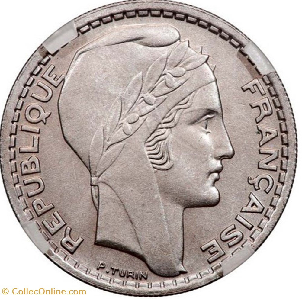 Dix francs Turin Grosse Tête 1947 monnaies monde france dix francs turin grosse tete 1947