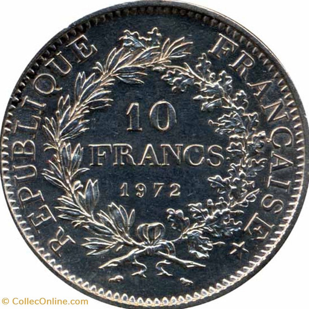 monnaies monde france dix francs hercule