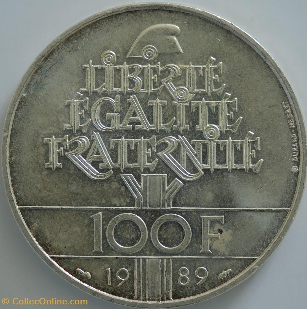 monnaies monde france cent francs droits de homme