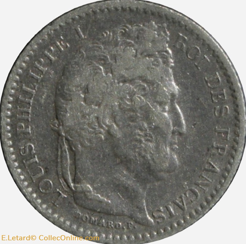 Louis-Philippe 1er - 25 Centimes - 1845 B monnaies monde france louis philippe 1er 25 centimes 1845 b