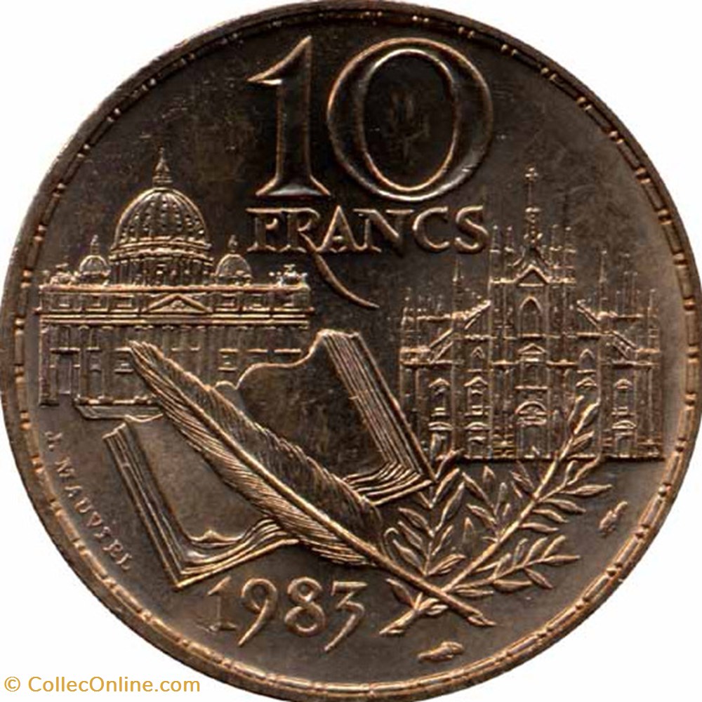 Dix Francs Stendhal monnaies monde france dix francs stendhal