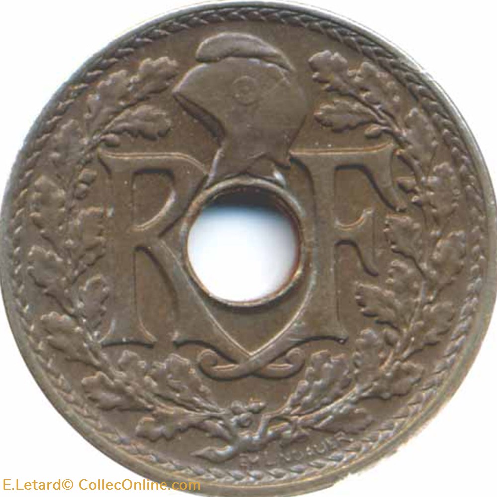monnaies monde france cinq centimes lindauer petit module