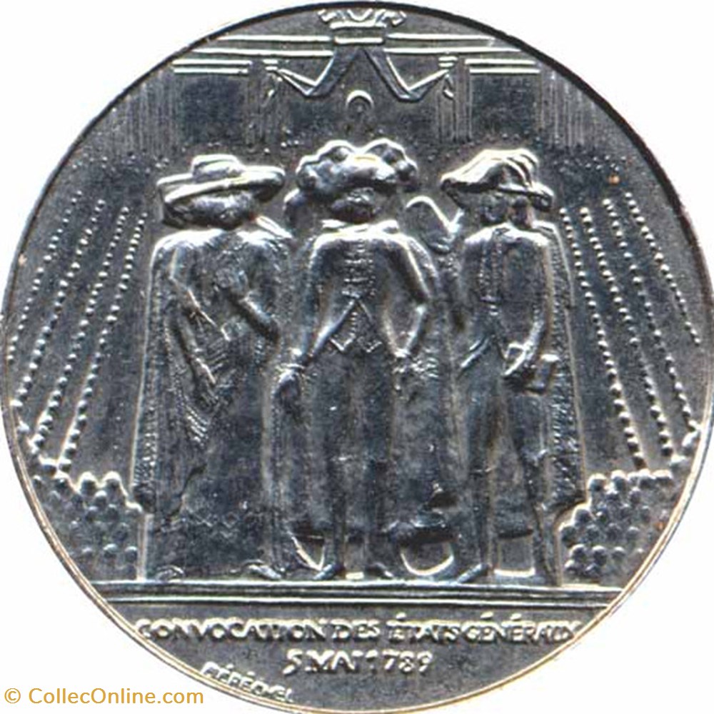 Un Franc Etats Généraux monnaies monde france un franc etats generaux