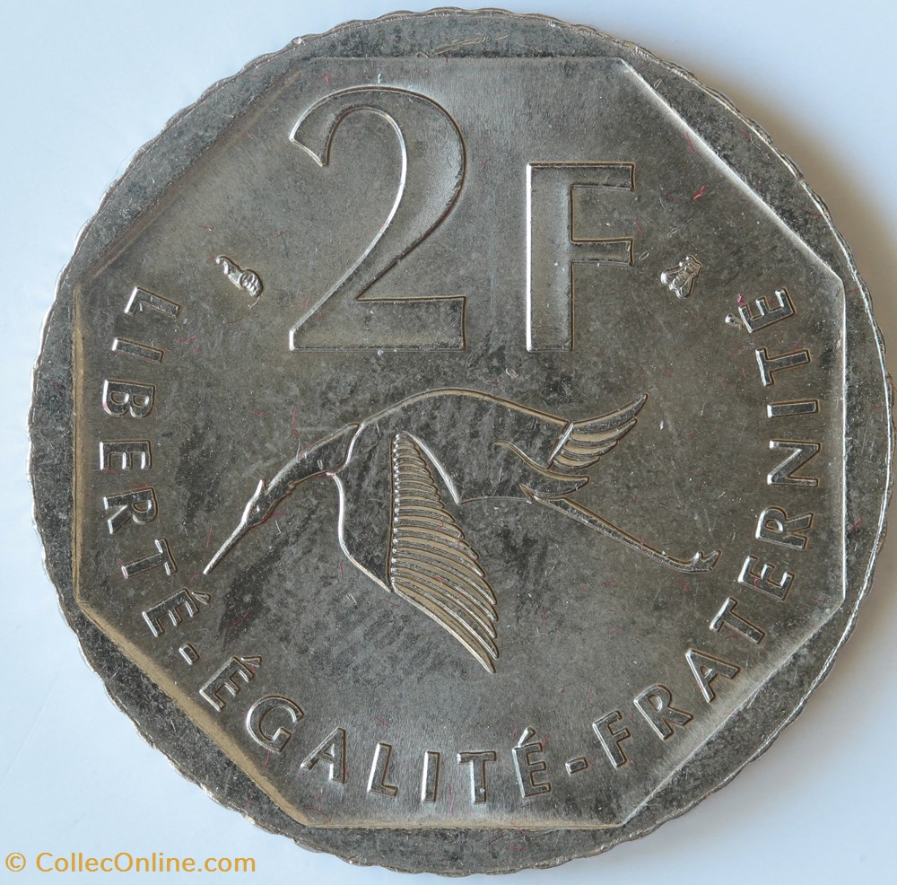 monnaies monde france deux francs georges guynemer